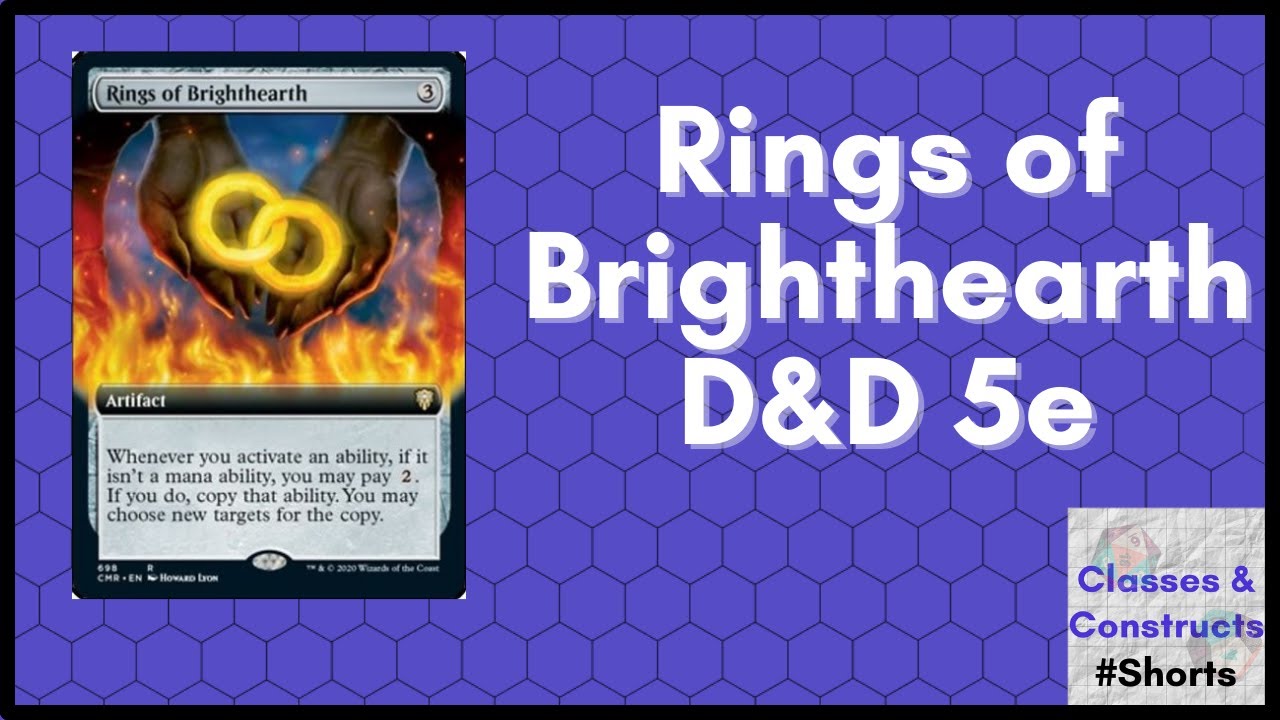 Rings of Brighthearth #Shorts  Dungeons and Dragons 5e 