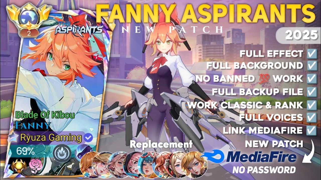 Script Fanny Aspirants - Blade Of Kibou No Password | Full Effect Voice | Patch Terbaru