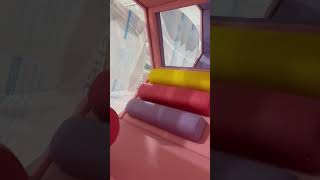 Watch raw materials transform into epic slides! This process is INSANE. #IndoorPlayground #KidsFun