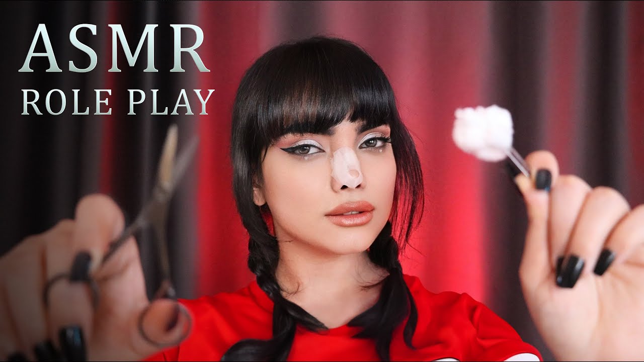 ای اس ام آر تعویض چسب دماغ،خواب آور ،PERSIAN ASMR رول پلی،