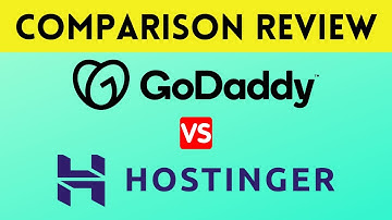 👉 GoDaddy vs Hostinger Web Hosting Comparison ✅ Review [2021]