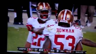 Dashon Goldson Blows Up Early Doucet Mnf Grown Man Hit
