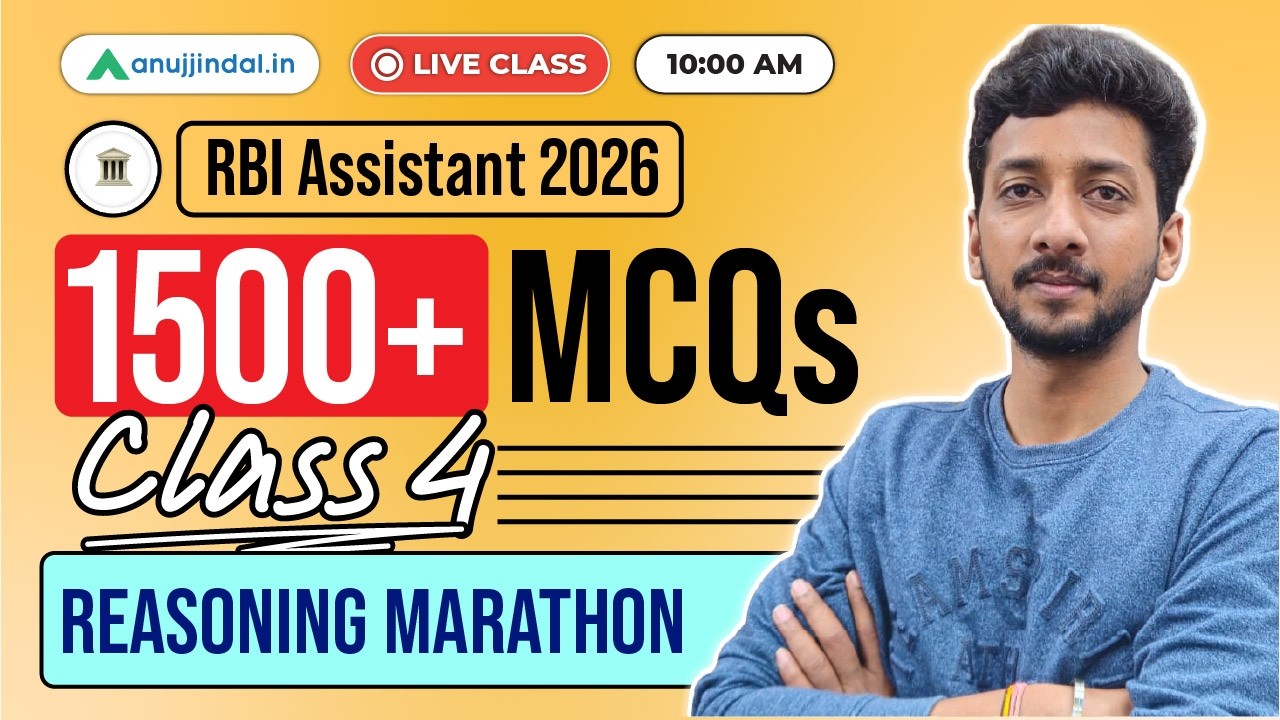 RBI Assistant 2026: Reasoning Free Class | Coding-Decoding | Syllogism ...