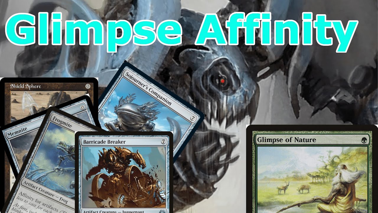 Playing My Whole Deck On Turn 1 Legacy Glimpse Of Nature Affinity Youtube