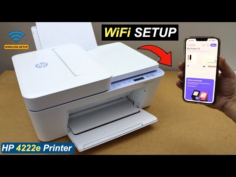 HP DeskJet 4222e WiFi Setup, Connect To Wireless Network, Add in iPhone, Scanning Test [Guide].