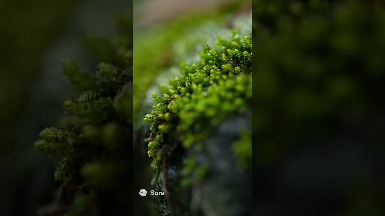 【ASMR】Moss and dripping water 
