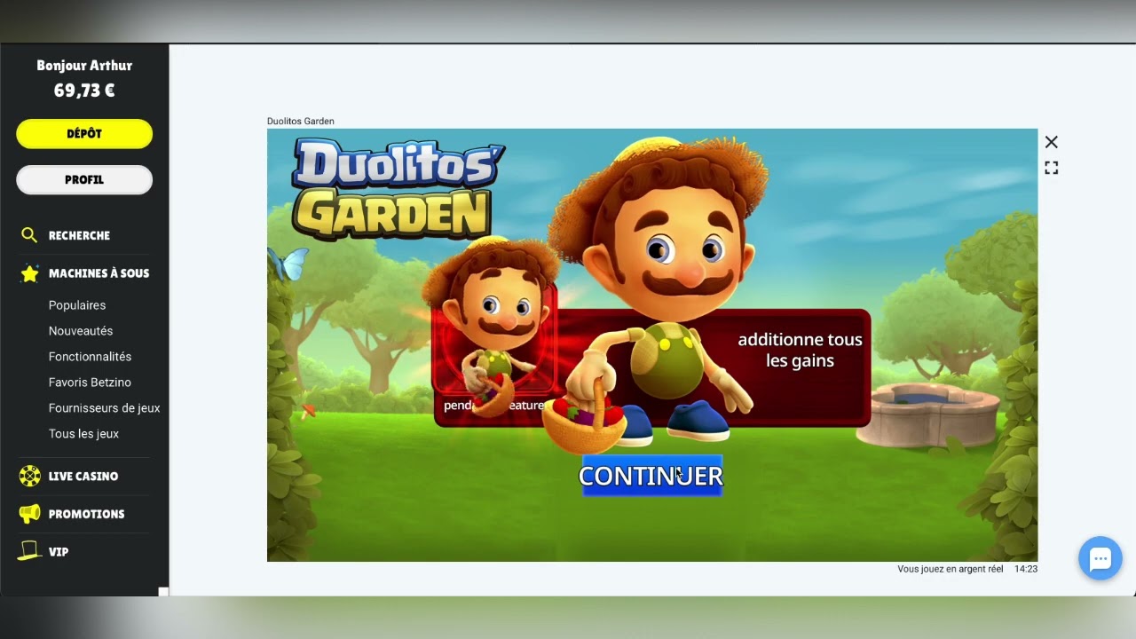 Betzino Casino Gameplay