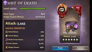 Dh5 Legendary Mist Of Death Belt