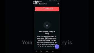 Floating bubble over ANY Android app. #Productivity #AndroidApps #TextSnippets #Clipboard #Flutter
