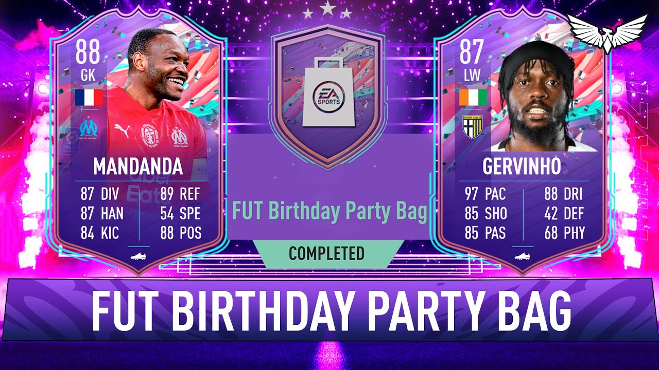 FUT BIRTHDAY BARTY BAG SBC!!! NEW 5* SKILLS MANDANDA!!! - FIFA 21 Ultimate Team