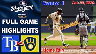 Bay Rays vs Brewers [Game 1] Full Highlights (October 23) | 2026 MLB World Series
