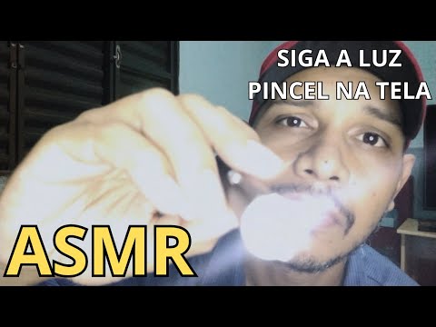 ASMR CASEIRO: SIGA A LUZ, PINCEL NA TELA (ASMR PARA DORMIR) #asmr #asmrcaseiro #asmrcommunity