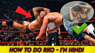 RKO - How To Do Rko | How To Do Randy Orton Rko Finisher In Hindi