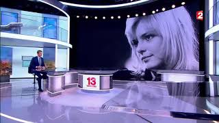 France Gall a rejoint le paradis Blanc  Extrait journal 13h France 2 du 07 janvier 2018