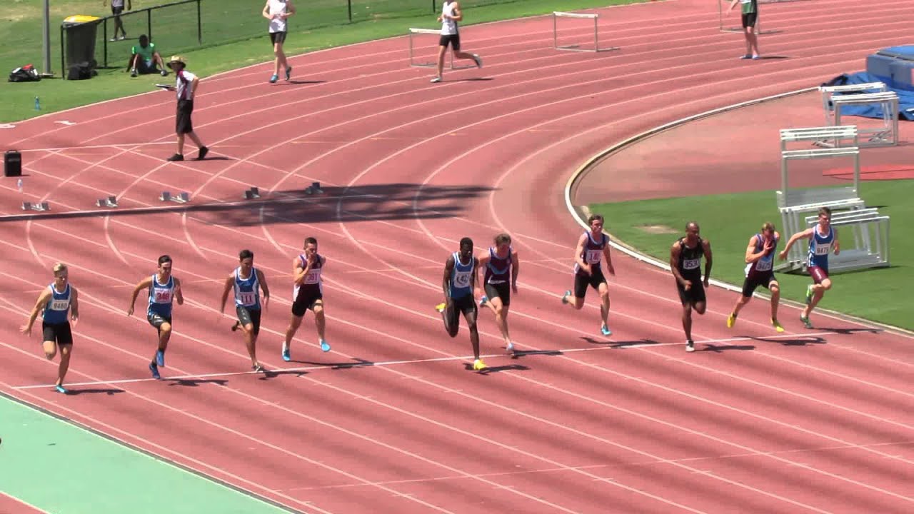100M Jordan Caldow 10.83 Jai Taurima Shield 2014