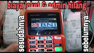 update terbaru mesin EDC BNI move 2500 yang terbaru, sudah tidak muncul biaya loket dan admin update terbaru mesin EDC BNI move 2500 yang terbaru, sudah tidak muncul biaya loket dan admin
