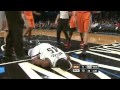 Pj tucker hard foul on gerald wallace  phoenix suns  brooklyn nets