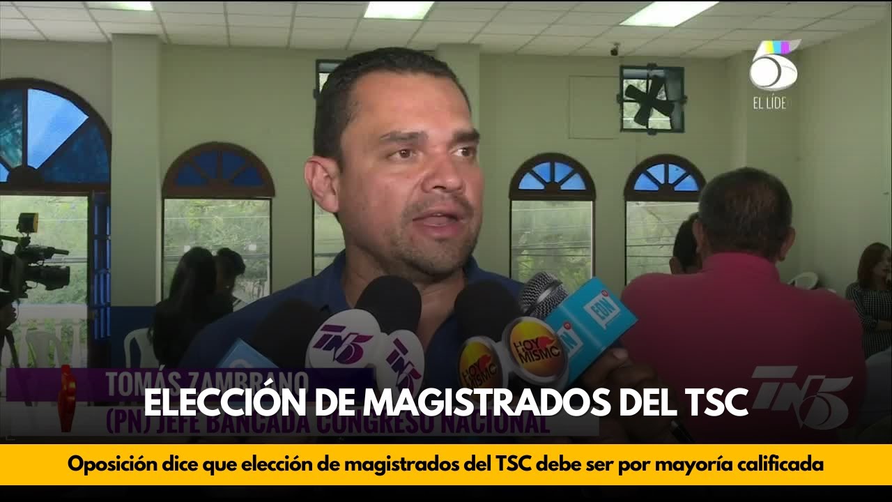 Oposición dice que elección de magistrados del TSC debe ser por mayoría ...