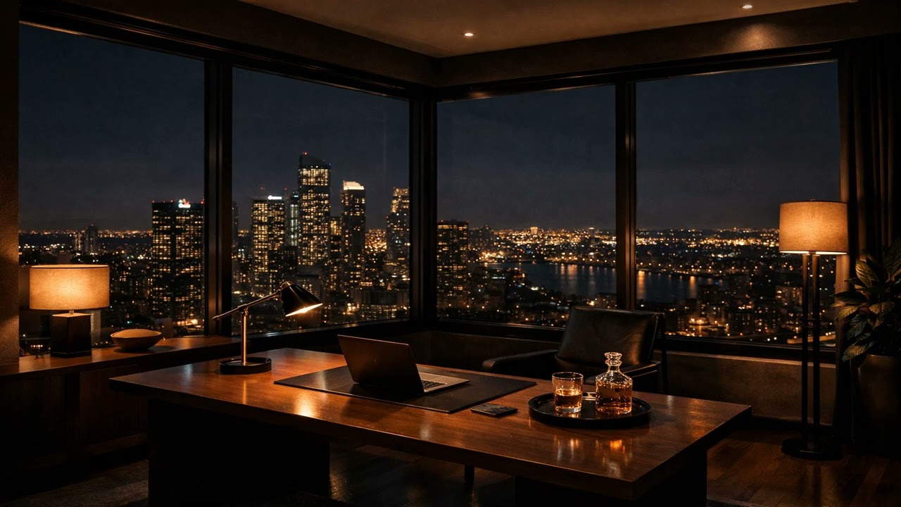 Calm Night Jazz 🌙 Focus Music for Work & Study