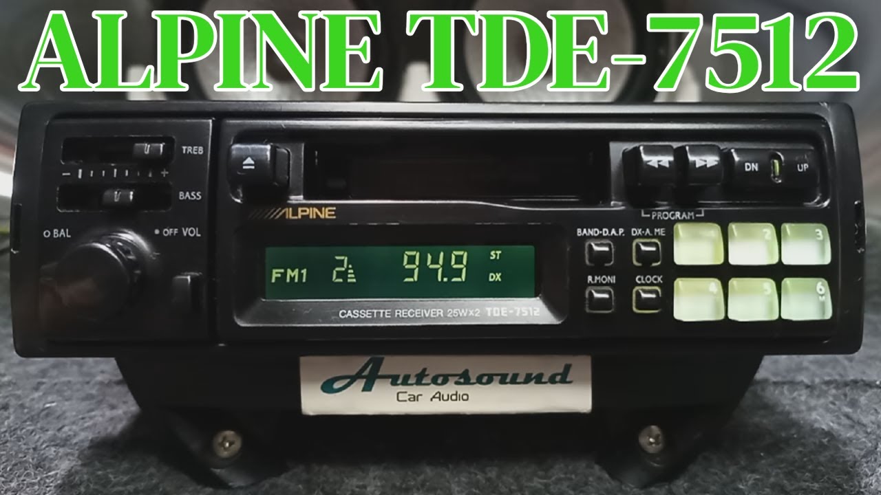 Do clássico ao moderno: atualizando seu Alpine TDE-7512 para ...