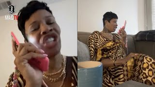 "Go Rob A Bank" Tia Kemp Checks Absentee Father On Her Pink Burner Phone & Things Go Left! 🏦