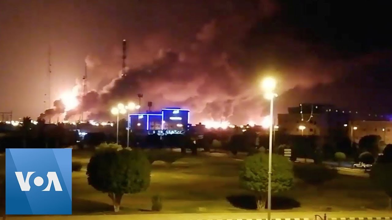 trump amazonia Flames, Smoke Rise Over Aramco Refinery in Saudi Arabia