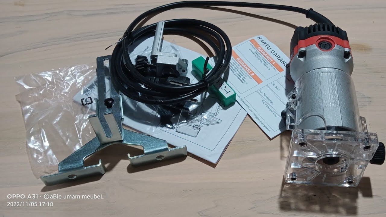 mesin profil/router kayu maktec mt370