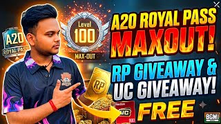 😱How Get Free A20 Rp and Free Uc || A20 Royal Pass Maxout Free 🤪 screenshot 5