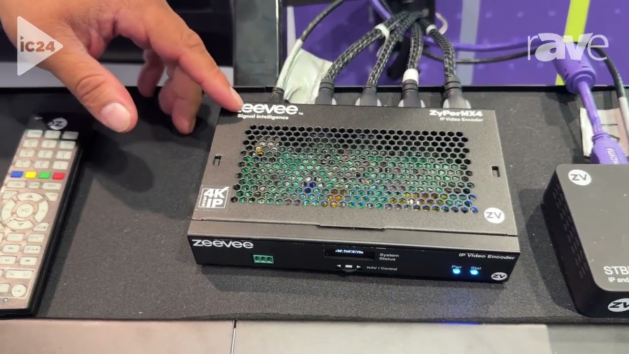 InfoComm 2024: ZeeVee Highlights ZyPerMX4, Four-Channel Video-Over