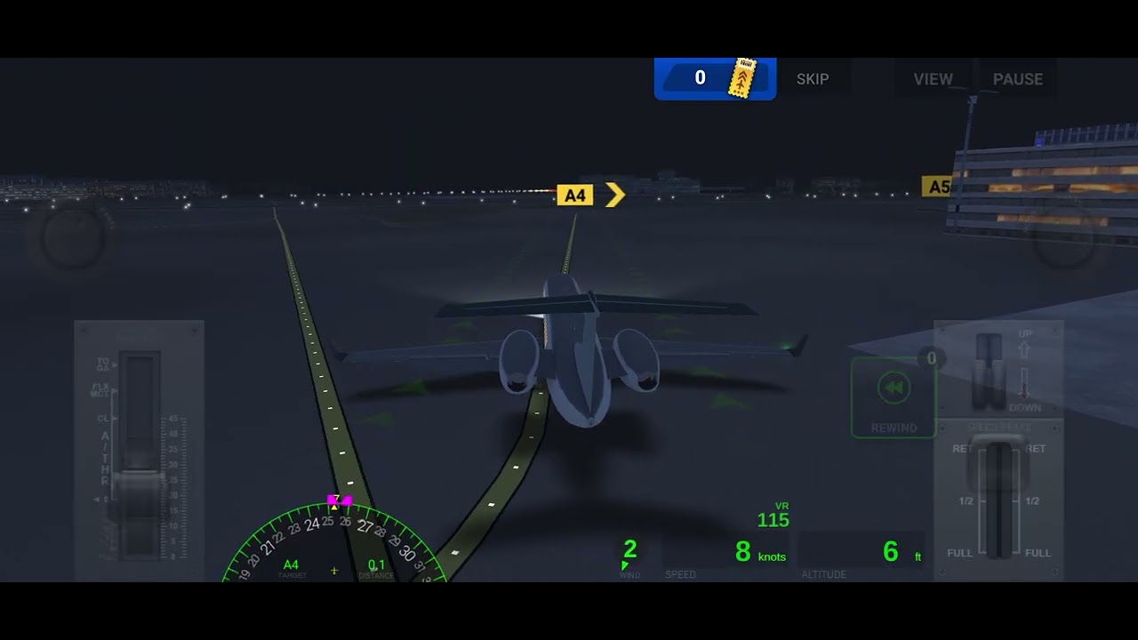 Embraer 140 Taxiing To The Runway