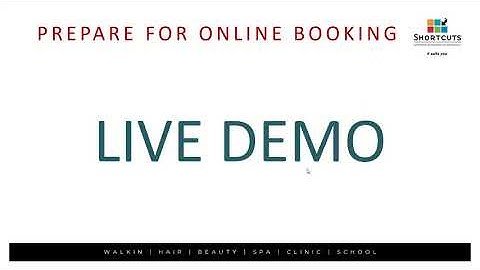 Shortcuts Classroom: Online Booking / BookME - Basics