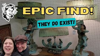 Shop with us Vintage Hunting in Antique Store for Reselling & Collecting Searching Unique Treasures