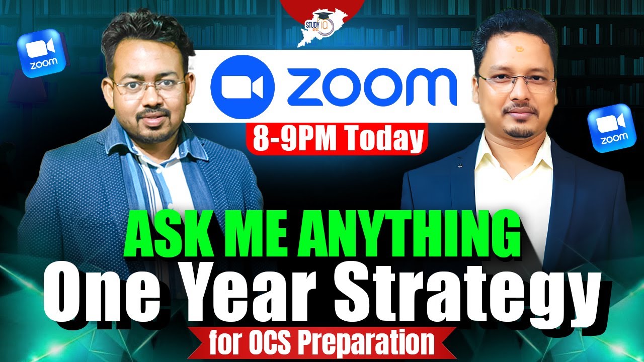One-Year Strategy to Crack OCS | Ask Me Anything | Expert Guidance | OPSC StudyIQ