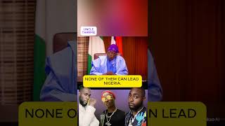 Le Président Tinubu Déclare Que Davido, Wizkid Et Burna Boy Ne Peuvent Pas Diriger Le Nigeria. ...