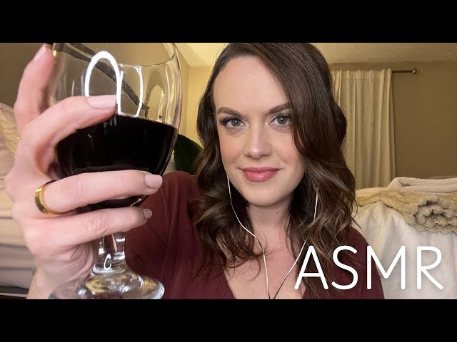ASMR/Let's Have Wine & FaceTime (Whispered Hang Out)