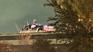HCSO gives update after shoplifting suspect tried to drive over deputies, jumped off overpass