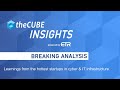 Breaking Analysis  Learnings from the hottest startups in cyber & IT infrastructure