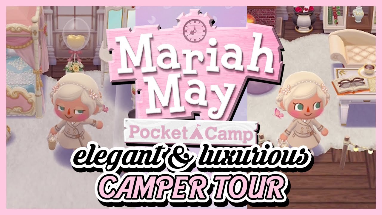 Animal Crossing Pocket Camp Elegant & Glam Girly Camper Tour & Inspo YouTube