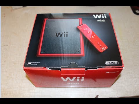 Nintendo Wii Mini Unboxing and Startup 