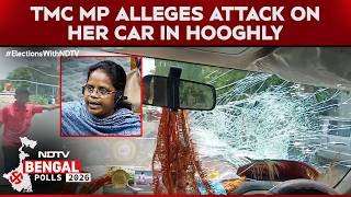 Bengal Polls | TMC MP Mitali Bag's Car Attacked In Hooghly, Party Alleges BJP Workers Behind Assault
