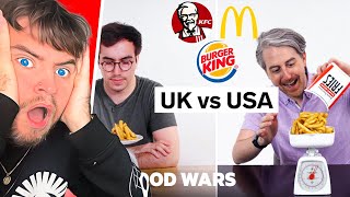 US vs UK Portion Size Differences