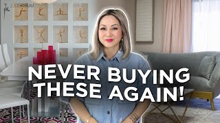 Trendy Home Decor Items I Would Never Buy Again (What a waste of money! )