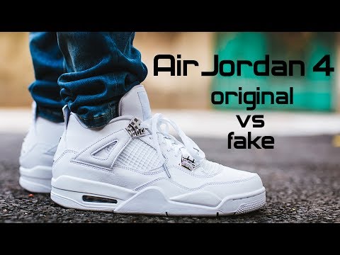 Как отличить оригинал Air Jordan 4 Retro от подделки