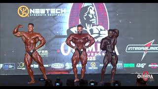 2025년 올림피아 클래식피지크 TOP3 비교포징