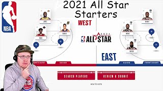 Official 2021 NBA All Star Starters Selection