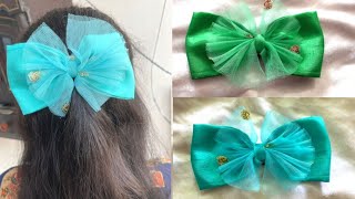 BANTIK YASASH/ EASY BOW HAIR CLIP TUTORIAL/SAILOR BOW CLIP/ ZAKOLKA YASASH