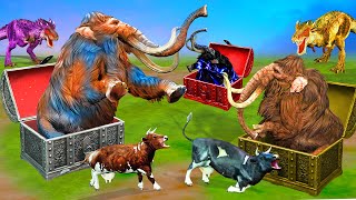 Zombie Mammoth Vs Woolly Mammoth Attack Cartoon Cow Saved By Mammoth Choose The right Mystery Box