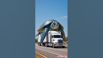 con rùa khổng lồ kỳ lạ (strange giant turtle)#strange #giant #animals #review #shorts