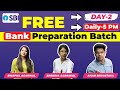 SBI Clerk 2021 Day-02 Marathon | Free Bank Preparation Batch | GK, Maths, Reasoning & English | LAB