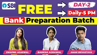 SBI Clerk 2021 Day-02 Marathon | Free Bank Preparation Batch | GK, Maths, Reasoning & English | LAB